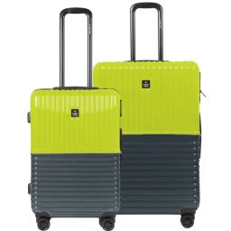 Nasher Miles Istanbul Hard-Sided Polycarbonate Setof2 Trolley Bags (65 & 75 cm) (Lime Green-Olive)-image-61