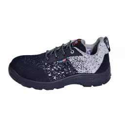 HIGHLITE Steel Toe Safety Shoes Double Density PU Sole Black & Grey UK 8, HL-2102 DD-image-6