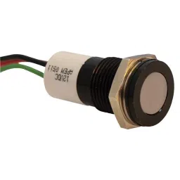 APEM INDIC FLUSH BLACK TRI COL 24VDC,IP67, Q14F3BZZRYG24E-picture-9
