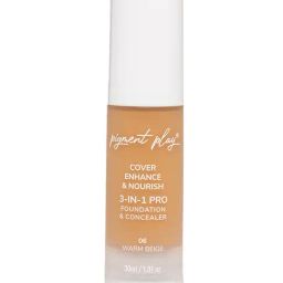 Pigment Play 3 In 1 Cover + Enhance + Nourish Foundation & Concealer 06 Warm Beige - 30 ml-image-95
