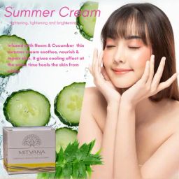 MITVANA Summer Face Cream With Neem & Cucumber - 50 gm image 4