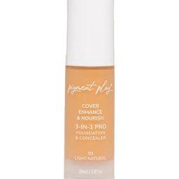 Pigment Play 3 In 1 Cover + Enhance + Nourish Foundation & Concealer 01 Light Natural - 30 ml-image-91