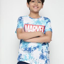 Lil Tomatoes Boys Blue Cotton Printed Tshirts-picture-35