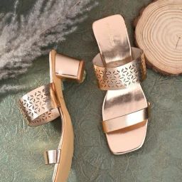 Clog London Women's Golden Casual Sandals-64