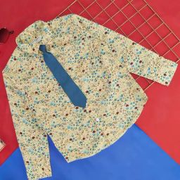 Pantaloons Junior Yellow Cotton Floral Print Full Sleeves Shirt-image-78