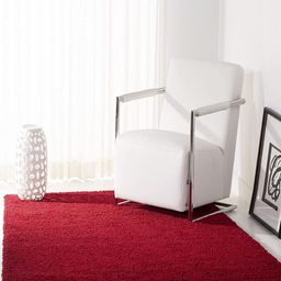 CARPETIFY Red Shaggy Anti-Skid Carpet-picture-7