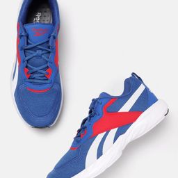 Reebok Men Woven Design Round-Toe Rush Extreme Running Shoes with Brand Logo Detail-picture-28