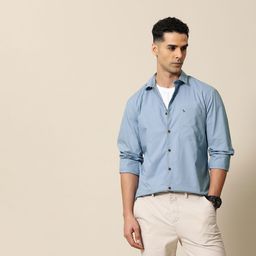 Mr Bowerbird Pure Cotton Tailored Fit Compact Poplin Urban Shirt-image-23