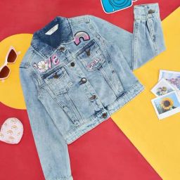 Pantaloons Junior Blue Cotton Printed Full Sleeves Jacket-picture-6