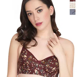 Liigne Floral Bra Full Coverage Lightly Padded-image-56