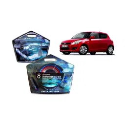 Auto Pearl Geestar 8 Guage 2 Channel Amplifier Full Installation Kit for Maruti Suzuki Swift New-image-95
