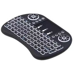 Sii Mini Handheld Size Multi Functional Wireless Keyboard with Built-in Mouse (Black)-26