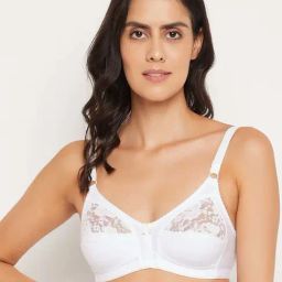 Clovia White Cotton T-Shirt Bra-picture-17