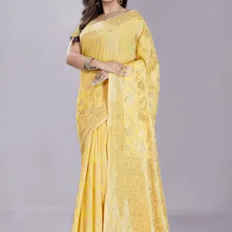 Rani Saahiba Woven Design Zari Chanderi Saree-picture-44