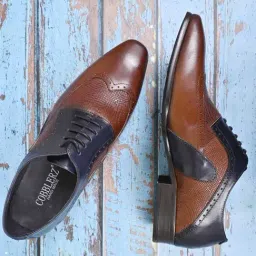 Cobblerz Men's Tan Oxford Shoes-picture-32