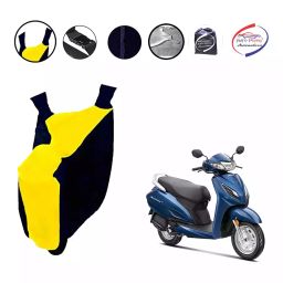 Auto Pearl Polyester Waterproof Two Wheeler Cover for Honda Activa 6G (Water Proof)-image-56