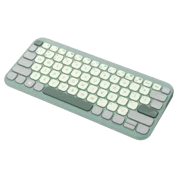 ASUS Marshmallow KW100-GTL Bluetooth 5.0 Wireless Keyboard with Up to 3 Devices Connectivity (1.6mm Travel Distance, Green Tea Latte) image 4