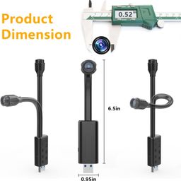generic Dr Vision WiFi 1080p FHD Camera with Live View Audio Video Recording, Work with Power Only, Easy to use, App - V380 Pro Home Offices Security (Flexible Camera) image 2