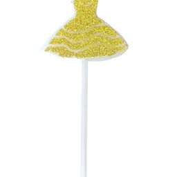 AMFIN Happy Birthday Cake Candles / Birthday Candles for Cake / Girl Candle 1st Birthday / Girl Candle 1st Birthday / Candle for Girl / 1st Birthday Candle Girl / Frock Candle - Pack of 1-image-11