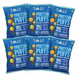 Taali Protein Puffs Masala Mania Pack of 6 - 60 g Each-image-14