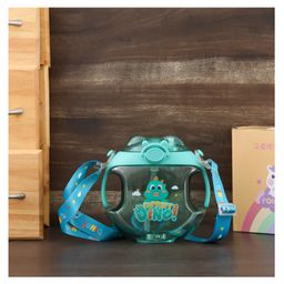 Yellow Bee Silicone Cutest Dino LED Water Bottle Aqua - 450 ml-picture-1