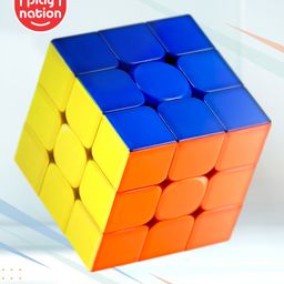 Play Nation 3x3 Stickerless Rubik Cube - Multicolour-17