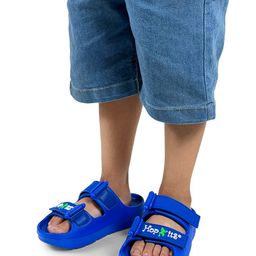 Hopits Brand Name Designed With Changeable Straps Water Proof Sandals - Royal Blue-image-10