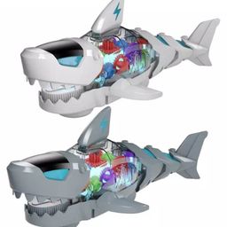 YAMAMA Electric Shark Toy Shark Toy With Moving Mouth, Electronic Pets For Kids With Movable Joints And Sounds, Shark Toys For Kids Birthday (Pack of 1 - Color May Vary)-10
