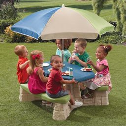 Step2 Naturally Playful Picnic Table With Umbrella image 4