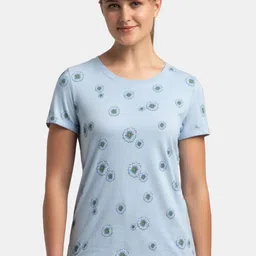 Jockey Women Printed Pockets T-shirt-picture-0