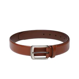 Allen Solly Men Tan Brown Textured Leather Belt-picture-25