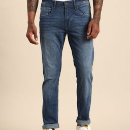 Being Human Men Slim Fit Light Fade Stretchable Jeans-image-75