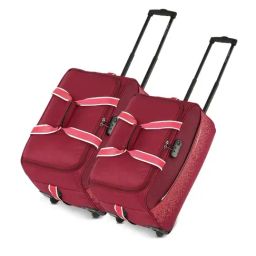 LAVIE SPORT Maroon Printed Duffle Bag-image-22