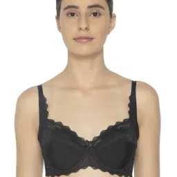 Triumph Simply Natural Camellia Classics Under-Wired Padded Delicate Lace Comfort Bra-image-94