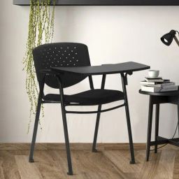 Nilkamal Amaze Black Polypropylene Writing Desk with Tablet-image-4