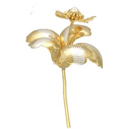 Sri Jagdamba Pearls Golden 0.8 Silver Flower - 9.5 gm-image-67