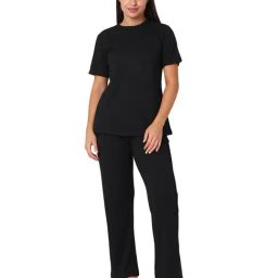 Smarty Pants Black Cotton T-Shirt With Pyjamas-picture-17