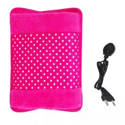 Florix Nation Elegant Design Electric Hot Water Bag Velvet 1.5 L Water Capacity Pink, SB999-picture-47