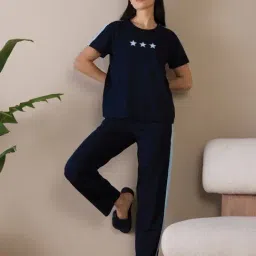 Sweet Dreams Women Printed Pyjama Set-image-90