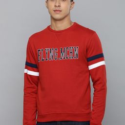 Flying Machine Men Red Sweatshirt-image-48