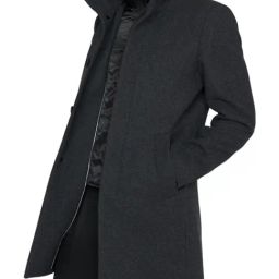 Matinique Grey Regular Fit Coats-image-2