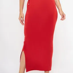 SECRETS BY ZEROKAATA Seamless Saree Shapewear Petticoat For Women With Side Drawstring-image-77