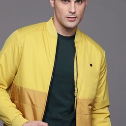 Allen Solly Colourblocked Bomber Jacket-57