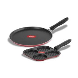 Sumeet Elegant Design Red Aluminium Cookware Set-30