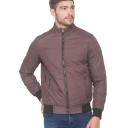 Spykar Coffee Regular Fit Quilted Jacket-picture-37