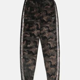 Gini & Jony Kids Olive Green Camouflage Joggers-image-91