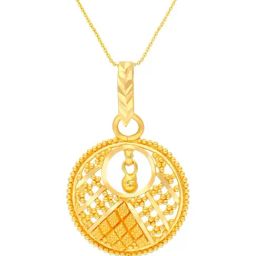 Malabar Gold and Diamonds 22k Gold Pendant without Chain for Women-picture-36