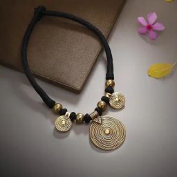 Imli Street Black & Golden Necklace-image-99