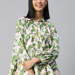 Melon by PlusS Pink Printed Shirt-image-31