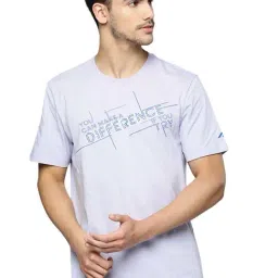 ALCIS Light Blue Regular Fit Printed Sports T-Shirt-image-19
